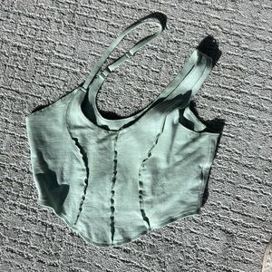 Oh Polly, one shoulder crop top